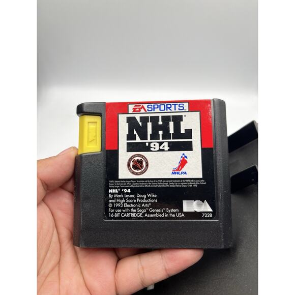 NHL Hockey '94 (Sega Genesis, 1993) Complete CIB - Picture 7 of 10